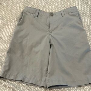 Under armour boys gray shorts size 12